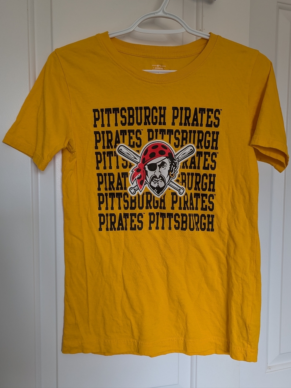 Genuine Merchandise Yellow Pittsburgh Pirates Graphic Tee